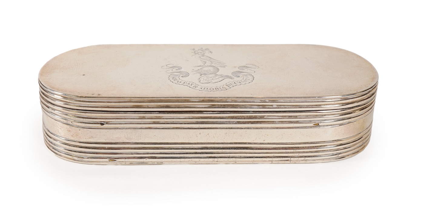 A George III silver snuff box by William Parker & Benjamin Simpson